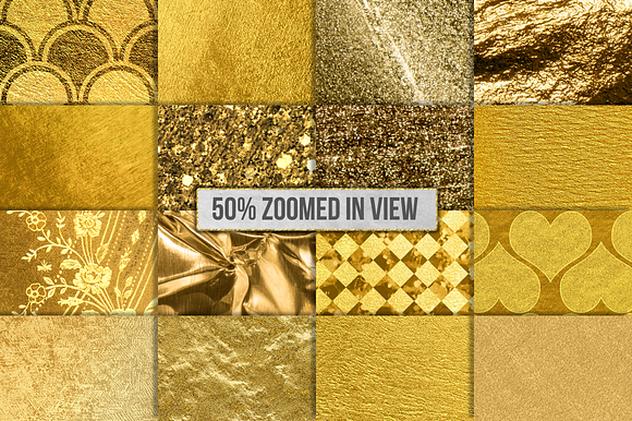 Gold Foil Textures, Gold Backgrounds in Textures - product preview 24