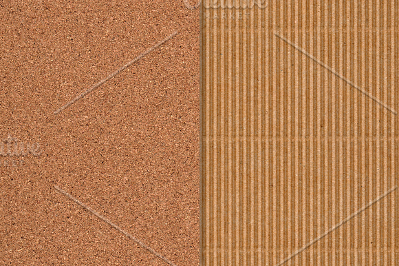 Cork & Cardboard High-Res Textures in Textures - product preview 1