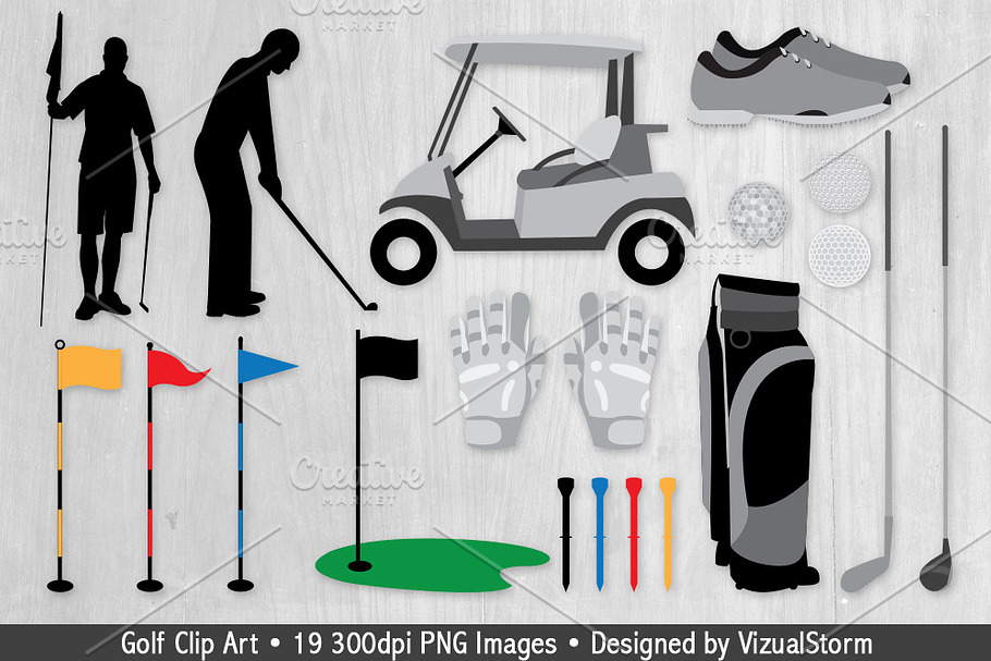 Sports - Golfing Illustrations in Illustrations - product preview 8