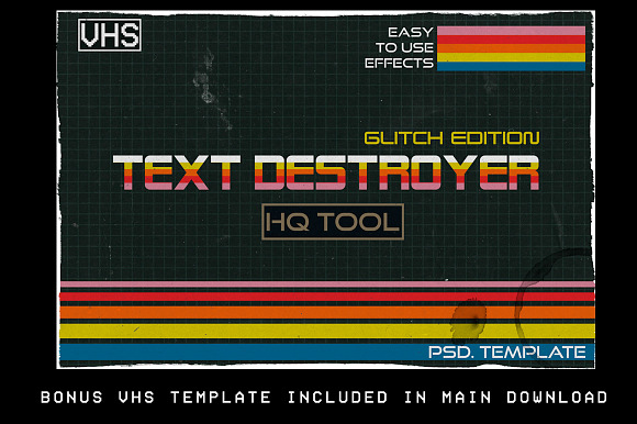 Text Destroyer: Glitch Edition in Photoshop Layer Styles - product preview 5