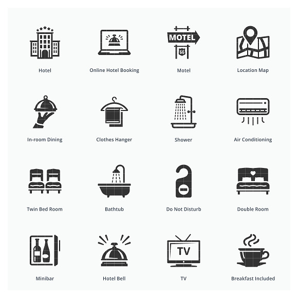 Tourism & Travel Icons Set 1 | Blue in Graphics - product preview 2