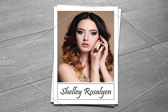 Modeling Comp Card Template-V281 in Flyer Templates - product preview 1