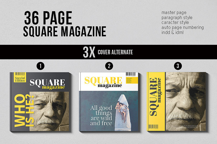 Magazine Square in Magazine Templates - product preview 8