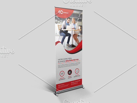 Multipurpose Roll Up Banner in Flyer Templates - product preview 3