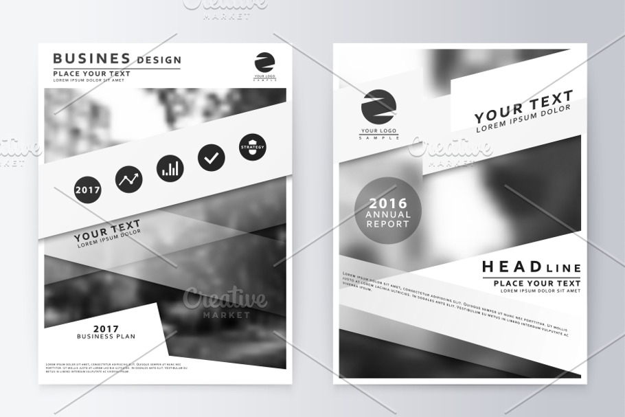 Report. Layout in A4 size. in Product Mockups - product preview 8