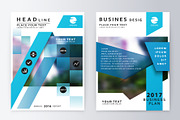 Business paper. Leaflet cover