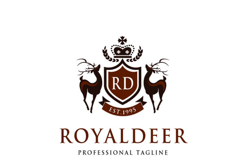 Royal Deer Logo in Logo Templates - product preview 8