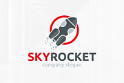 Sky Rocket Logo Template