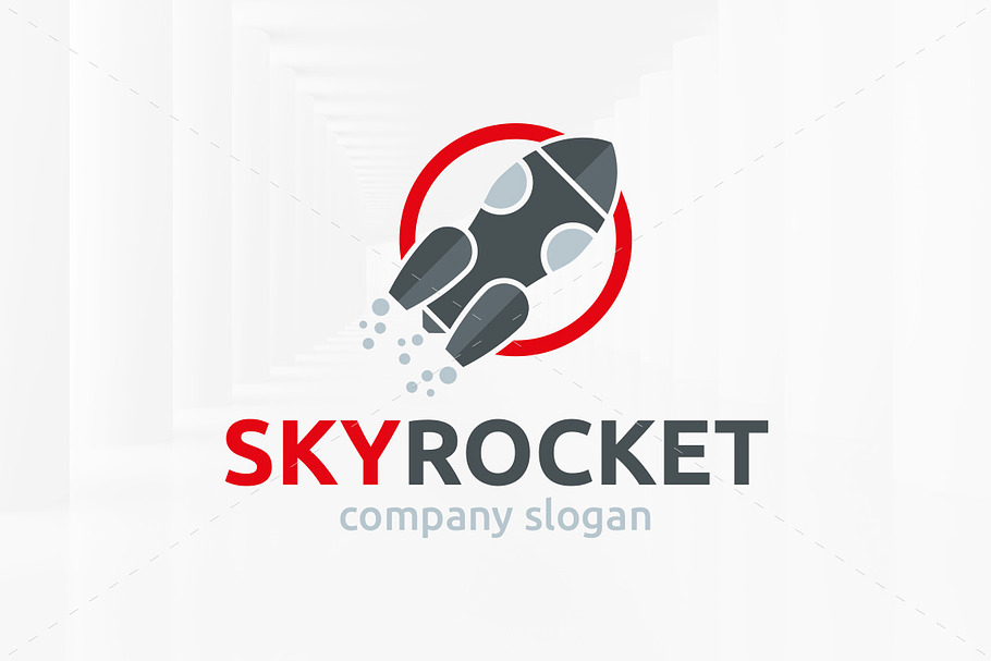 Sky Rocket Logo Template in Logo Templates - product preview 8