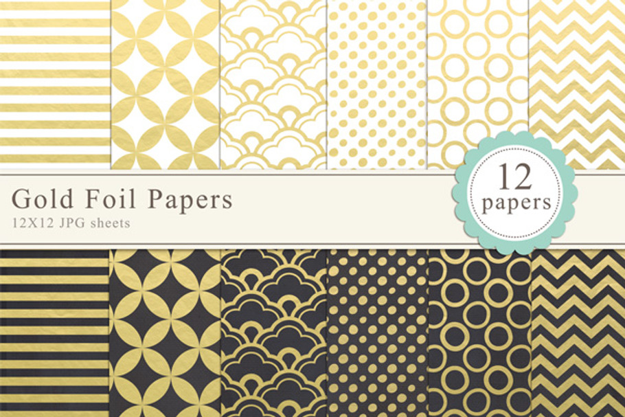 Gold Foil Papers