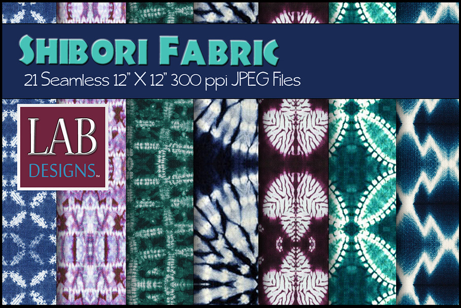 21 Shibori Tye Dye Fabric Textures