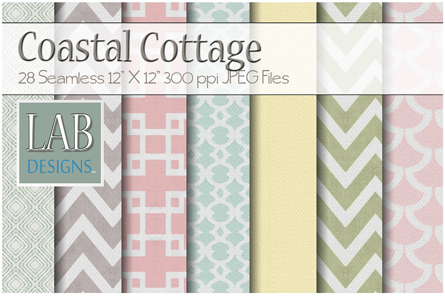 28 Pastel Pattern Fabric Textures