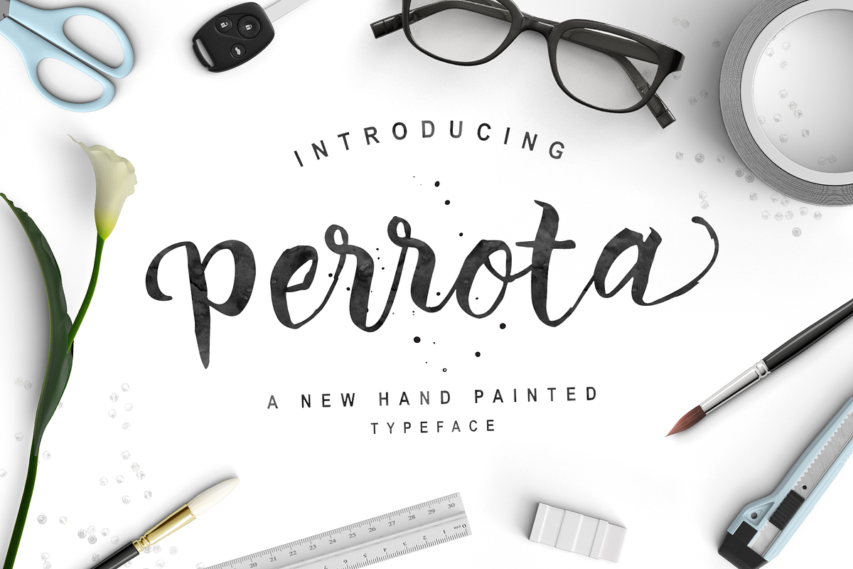 Perrota Typeface  in Script Fonts - product preview 8