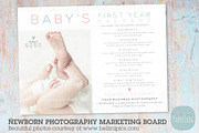IB002 Newborn Marketing Board