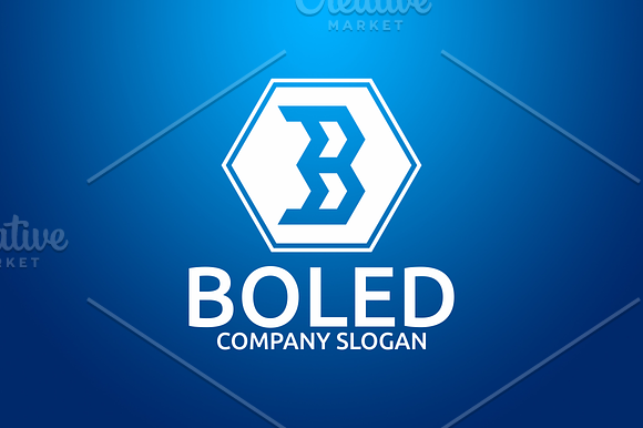 Boled Letter B Logo in Logo Templates - product preview 1