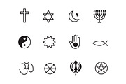 12 Popular Religion Icons