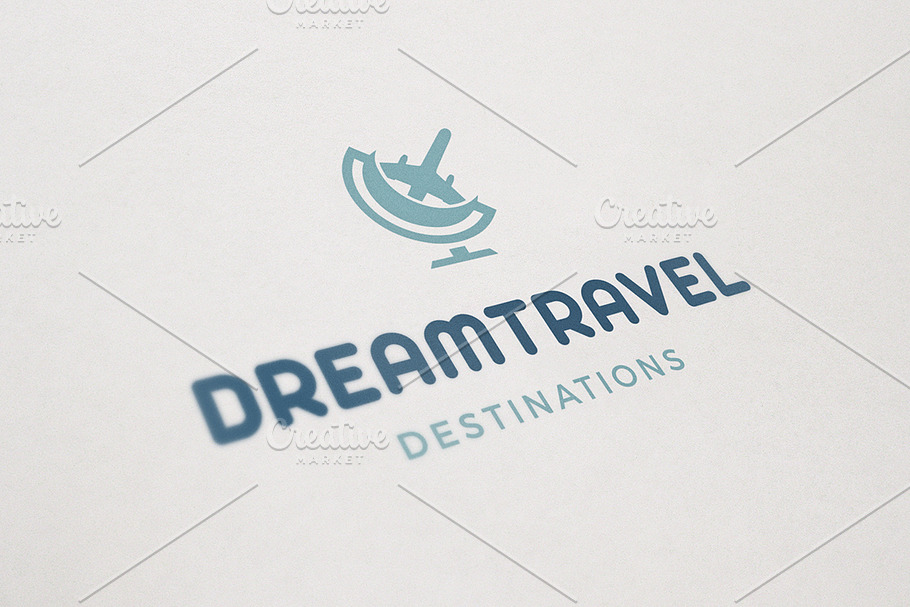 Dreamtravel Logo ( Travel Logo ) in Logo Templates - product preview 8