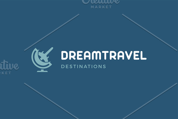 Dreamtravel Logo ( Travel Logo ) in Logo Templates - product preview 4