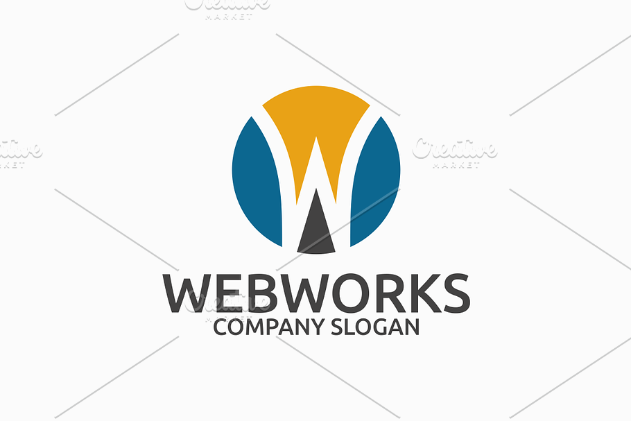 Webworks Letter W Logo in Logo Templates - product preview 8