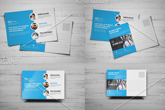 5 in 1 Postcard Template Bundle in Postcard Templates - product preview 5