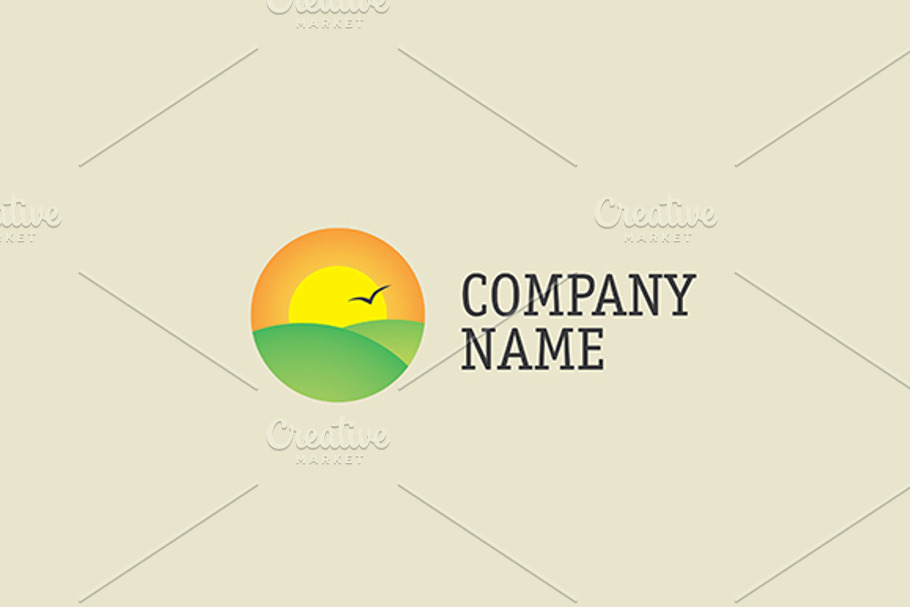 Agro Company Logo Vector  in Logo Templates - product preview 8