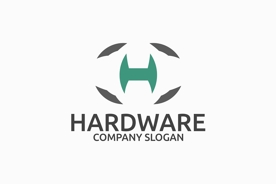 Hardware Letter H Logo