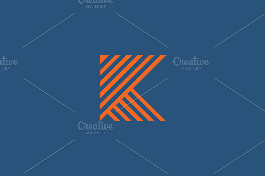 Konstruction Logo - Letter K Logo