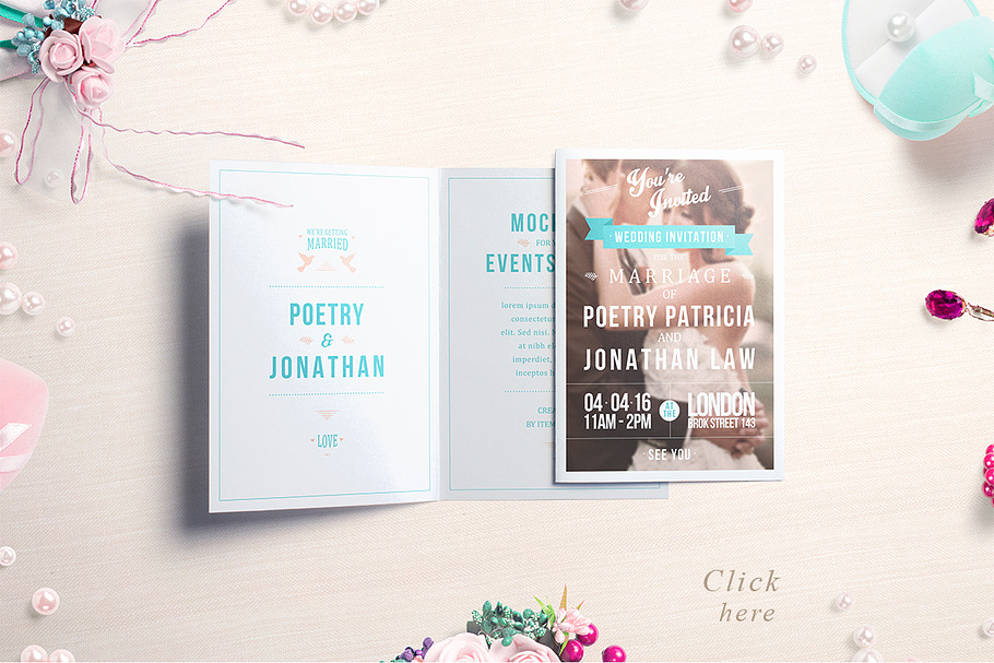 A5 Events Card Mockups [HD] in Print Mockups - product preview 8