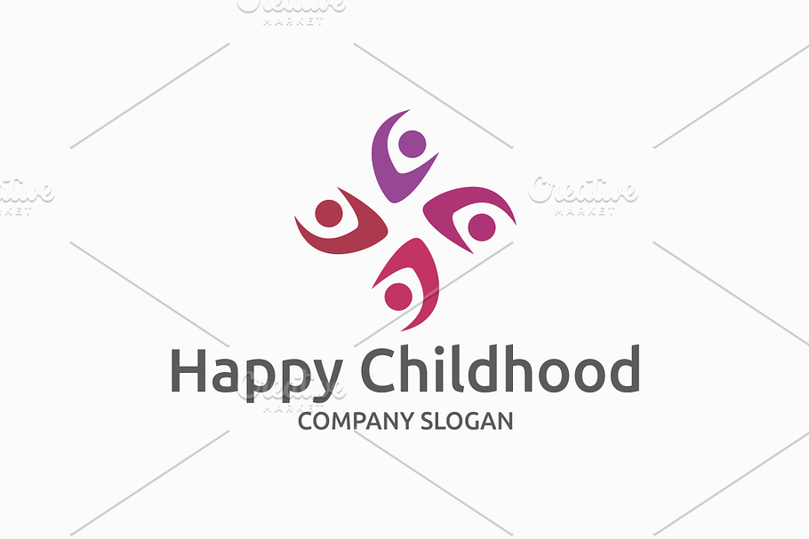 Happy Childhood Logo in Logo Templates - product preview 8