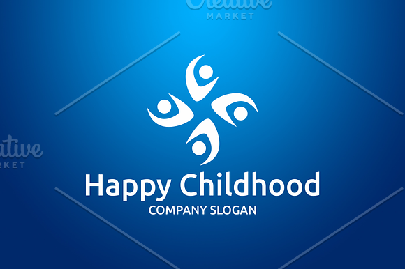 Happy Childhood Logo in Logo Templates - product preview 1