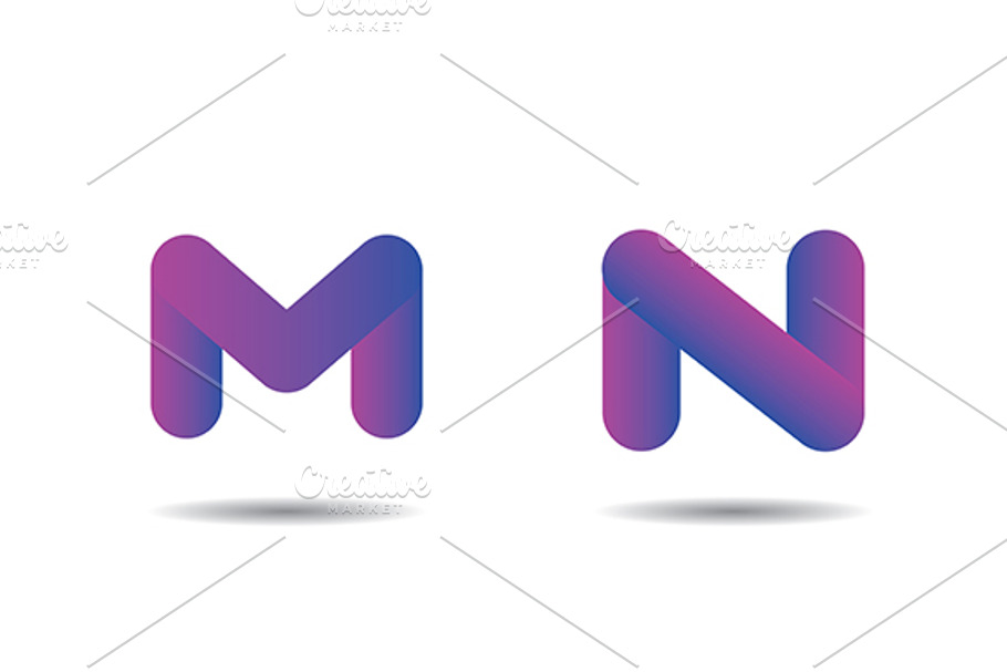 Letter N & M vector logos in Logo Templates - product preview 8