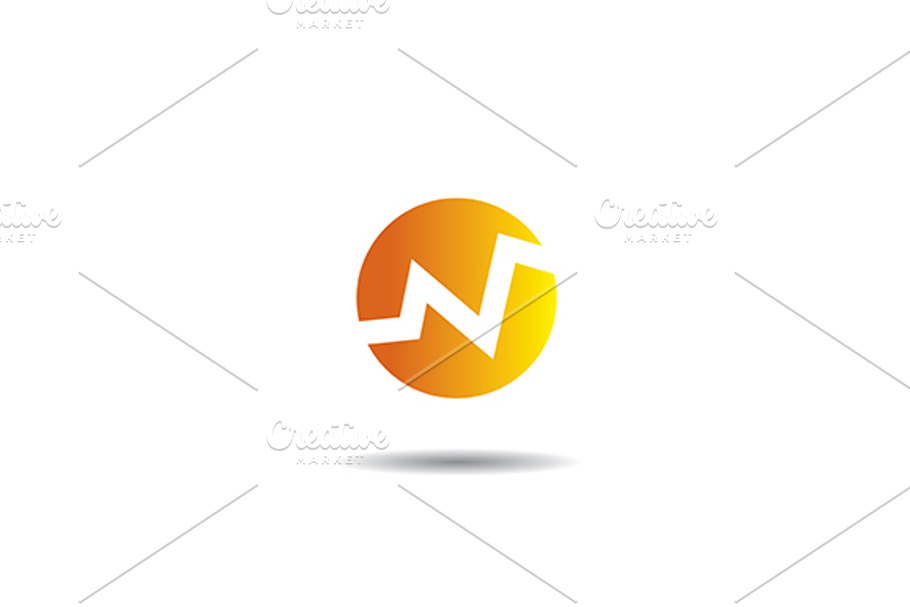 Letter N cardio vector logo in Logo Templates - product preview 8