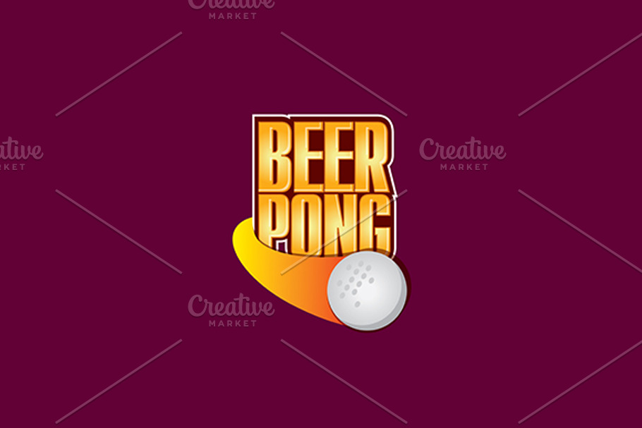 Beerpong championship logo in Logo Templates - product preview 8