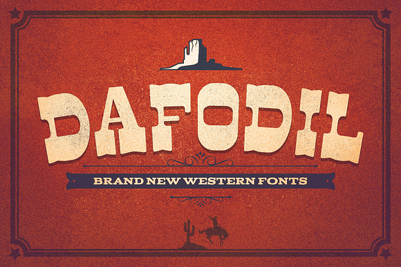 30 Unique Western Fonts Full Of Grit Character Creative Market