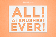 ALL! Ai BRUSHES! EVER! FOREVER!