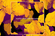 imprints irises. seamless pattern
