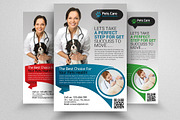 Pets Clinic Flyer Template 