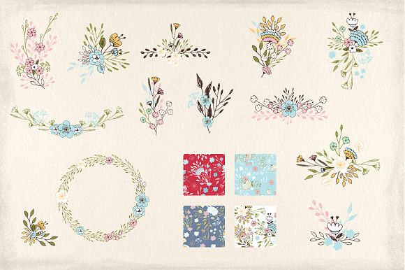 Nice Flowers in Illustrations - product preview 2