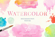 Hand Painted Watercolor Textures