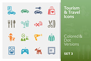 Tourism & Travel Icons 3 | Colored
