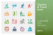 Tourism & Travel Icons 4 | Colored