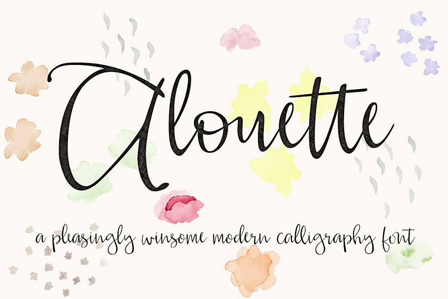 Alouette Modern Calligraphy Font in Calligraphy Fonts - product preview 8
