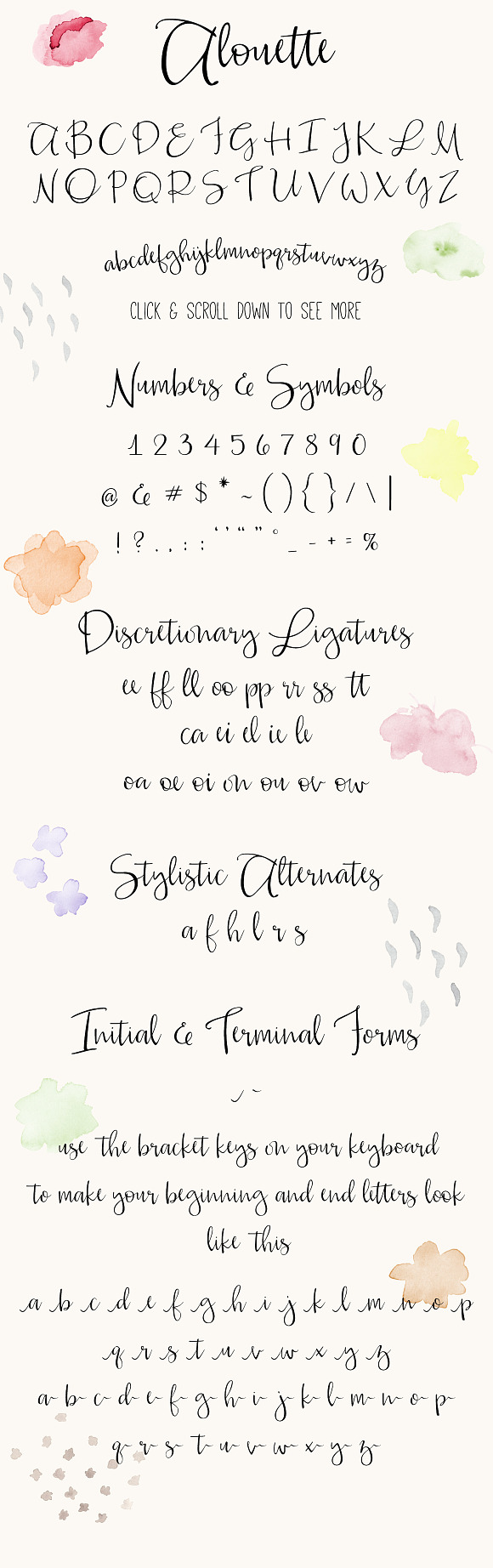 Alouette Modern Calligraphy Font in Calligraphy Fonts - product preview 1