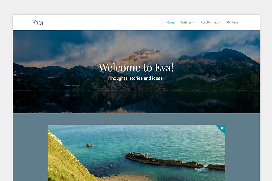 Eva - Responsive Minimal Blog Theme in WordPress Blog Themes - product preview 8