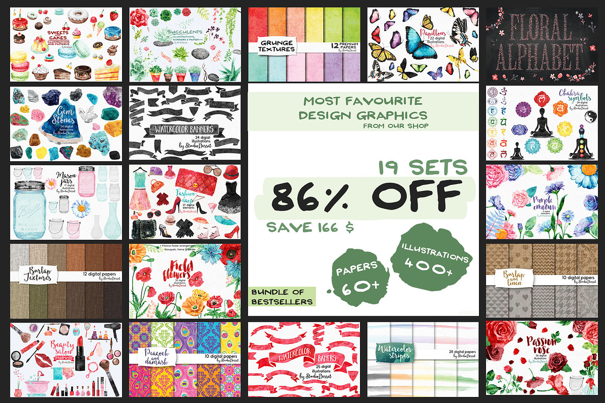 86% OFF -450+ Design Graphics Bundle in Illustrations - product preview 8