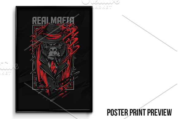 Real Mafia Illustration in Illustrations - product preview 3