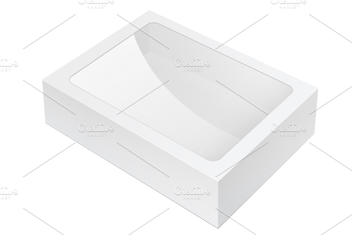 Realistic White Package Box in Product Mockups - product preview 8