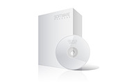 White Package Box with Disk
