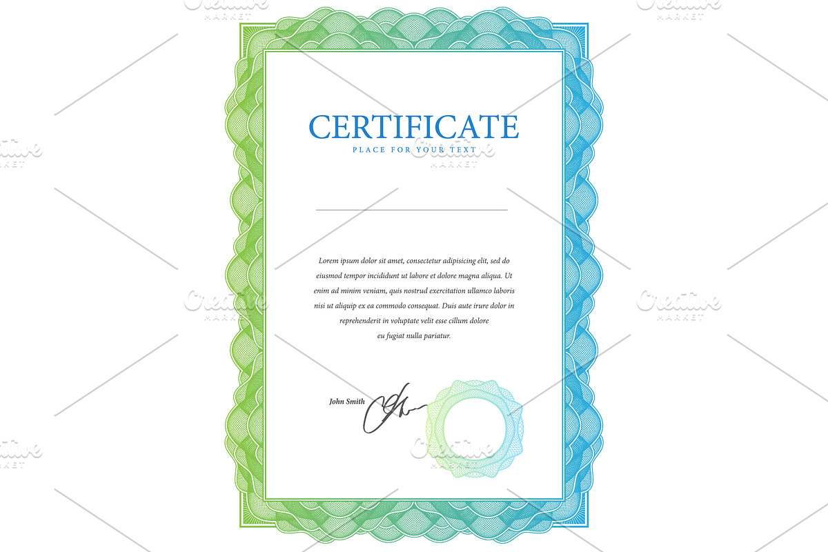 Certificate16 in Illustrations - product preview 8