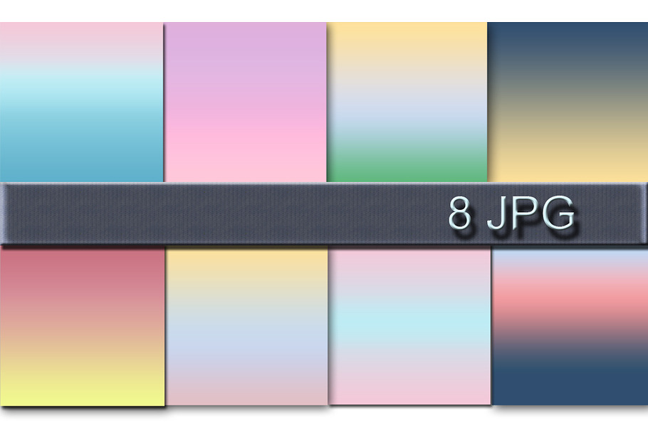 A collection of 8 gradients
